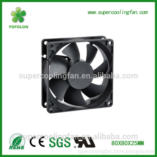 80x80x25mm DC Axial Flow Fan for computer hadware cooling